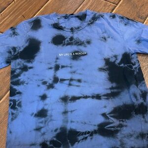 John Summit Blue Tie-Dye Graphic T-Shirt
